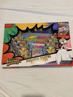 Pokemon TCG Ascended Heroes Premium Poster Collection Mega Gardevoir NEW - Image 2