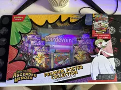 Pokemon TCG Ascended Heroes Premium Poster Collection Mega Gardevoir New - Image 1