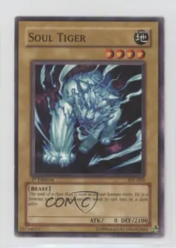 Soul Tiger 1st Ed. YuGiOh Invasion of Chaos #IOC-003 2004 - Image 1