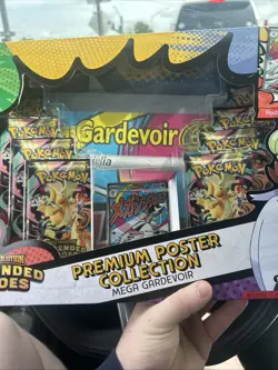 Pokemon TCG Ascended Heroes Premium Poster Collection Mega Gardevoir - Image 1