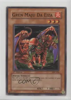 Gren Maju Da Eiza 1st Ed. YuGiOh Invasion of Chaos #IOC-024 2004 - Image 1