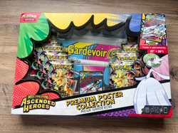Pokemon TCG: Ascended Heroes Premium Poster Collection Mega Gardevoir New/Sealed - Image 1