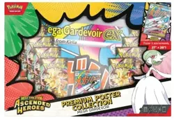 NEW Pokemon TCG Ascended Heroes Premium Poster Collection Mega Gardevoir - Image 1