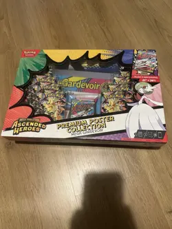 Pokemon TCG Ascended Heroes Premium Poster Collection Mega Gardevoir Edition New - Image 1