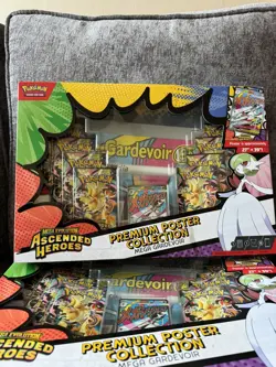 Pokemon TCG Ascended Heroes Premium Poster Collection Mega Gardevoir BRAND NEW - Image 1