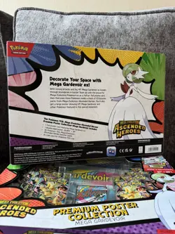 Pokemon TCG Ascended Heroes Premium Poster Collection Mega Gardevoir BRAND NEW - Image 2