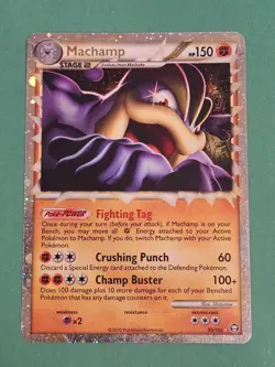 Pokemon Cards Machamp PRIME 95/102 Holo Rare Heartgold & Soulsilver Triumphant - Image 1