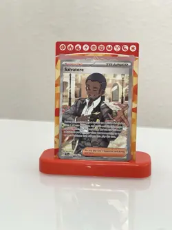 Salvatore 202/162 Full Art NM/M Temporal Forces Pokemon Card - Image 1