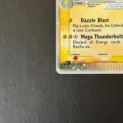 2003 Raichu Ex 98/100 Holo Rare Pokemon Card - Sandstorm Set - Image 4