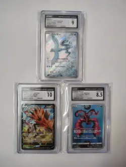 3 CGC Graded Pokemon Card Lot Bird Bundle NM/Mint Condition - Image 1