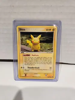 Ditto Pikachu 63/113 EX Delta Species 2005 Non-Holo Regular Vintage Pokemon Card - Image 1