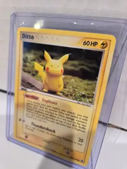 Ditto Pikachu 63/113 EX Delta Species 2005 Non-Holo Regular Vintage Pokemon Card - Image 3