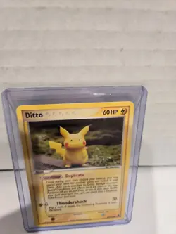 Ditto Pikachu 63/113 EX Delta Species 2005 Non-Holo Regular Vintage Pokemon Card - Image 4