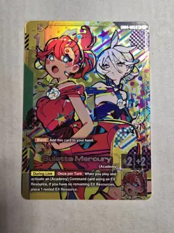 Gundam Card Game GD04-085 R+ Suletta Mercury Alt Art Foil - Image 1