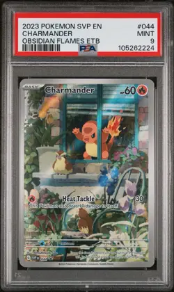 Charmander 044 Sv: Scarlet & Violet Promo Cards Holo PSA 9 - Image 1