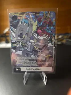 1x BT24 Petrification Token Medusamon Box Topper Time Stranger Digimon Card x1 - Image 1