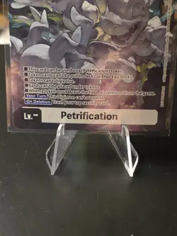 1x BT24 Petrification Token Medusamon Box Topper Time Stranger Digimon Card x1 - Image 2