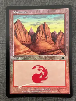 MTG X4 FOIL - Montagne - Montain - Carnage NM EX - EN FR CH - Image 3