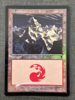 MTG X4 FOIL - Montagne - Montain - Odyssee - EN FR - NM EX - Image 4