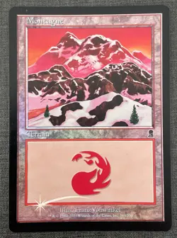 MTG X4 FOIL - Montagne - Montain - Odyssee - EN FR - NM EX - Image 5