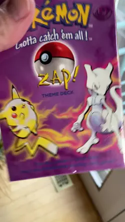 Pokemon Zap! Theme Deck Sealed 1999 Wizards of the Coast - Image 2