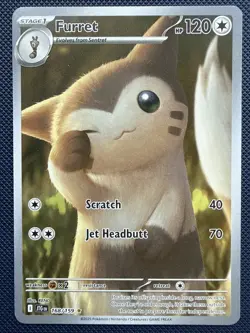 Furret - 168/159 Journey Together Illustration Rare Pokemon - NM/MINT - Image 1