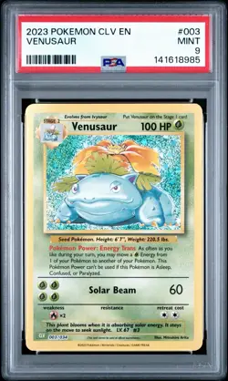 PSA 9 💎 MINT - Venusaur Holo Pokemon TCG Classic Collection 003 (Base Set Art) - Image 1