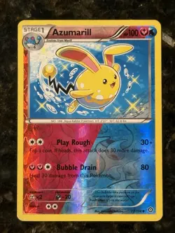 Pokemon TCG Azumarill 77/114 - XY Steam Siege Reverse Holo - Image 1