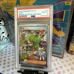 2024 Pokemon PAF En Clive Special Illustration Rare #236 PSA 10 Gem Mint - Image 1