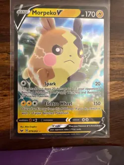 Morpeko V 079/202 Holo V Rare Sword & Shield Pokemon Holo Near Mint - Image 1