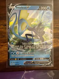 Inteleon V 049/192 Holo V Rare Rebel Clash Pokemon Holo Near Mint - Image 1