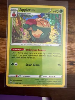 Appletun 023/192 Holo Rare Rebel Clash Pokemon Holo Near Mint - Image 1