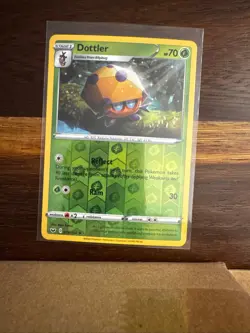 Dottler 018/202 Uncommon Sword & Shield Pokemon Reverse Holo Near Mint - Image 1