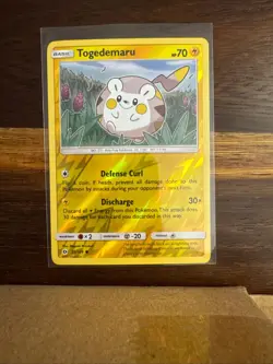 Togedemaru 53/149 Common SM Base Set Pokemon Reverse Holo Near Mint - Image 1