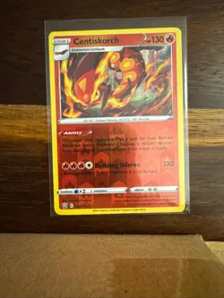 Centiskorch 030/163 Rare Battle Styles Pokemon Reverse Holo Near Mint - Image 1