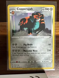 Copperajah 137/202 Holo Rare Sword & Shield Pokemon Holo Near Mint - Image 1