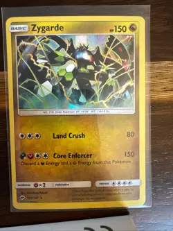 Zygarde 100/147 Holo Rare Burning Shadows Pokemon Holo Near Mint - Image 1