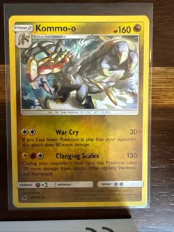 Kommo-o (Cracked Ice Holo) 77/111 Holo Rare Deck Exclusives Pokemon Near Mint - Image 1