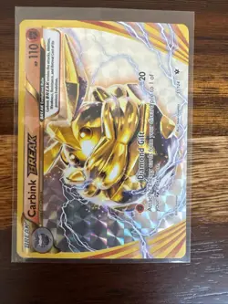 Carbink BREAK 51/124 BREAK Rare Fates Collide Pokemon Holo Near Mint - Image 1