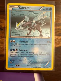 Kyurem 34/101 Holo Rare Noble Victories Pokemon Holo Near Mint - Image 1
