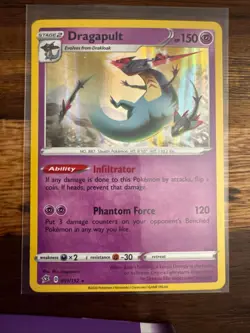 Dragapult 091/192 Holo Rare Rebel Clash Pokemon Holo Near Mint - Image 1