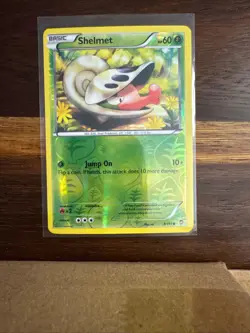 Shelmet 8/111 Common Furious Fists Pokemon Reverse Holo Near Mint - Image 1