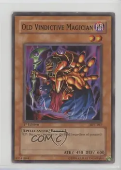 Old Vindictive Magician 1st Ed. YuGiOh 's Force #MFC-067 2003 READ - Image 1