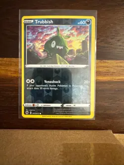 Trubbish 043/073 Common Champion's Path Pokemon Reverse Holo Near Mint - Image 1
