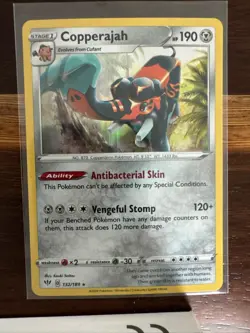 Copperajah 132/189 Holo Rare Darkness Ablaze Pokemon Holo Near Mint - Image 1