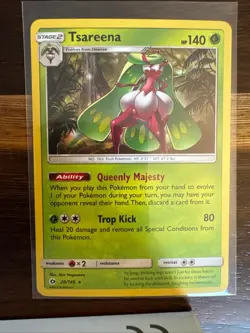Tsareena 20/149 Holo Holo Rare SM Base Set Pokemon Holo Near Mint - Image 1