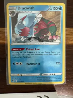 Dracovish 053/189 Holo Rare Darkness Ablaze Pokemon Holo Near Mint - Image 1