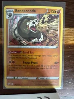 Sandaconda 110/202 Holo Rare Sword & Shield Pokemon Holo Near Mint - Image 1