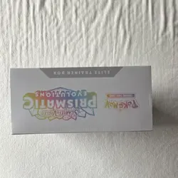 Pokemon Scarlet & Violet Prismatic Evolutions Elite Trainer Box 65 Sleeves Eevee - Image 3