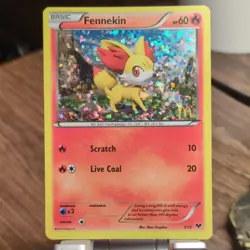 Pokemon Fennekin McDonald's 2014 Promo Holo Basic 003/012 HP60 2013 English - Image 1